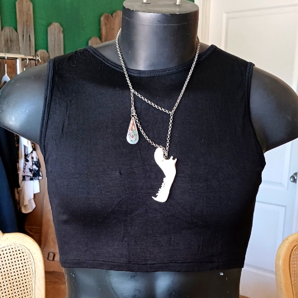 Bad Kitty Black Crop Top